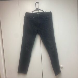 Grunge Black Ripped Skinny Jeans
